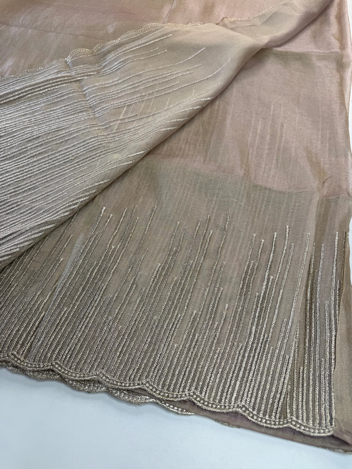 Shimmer Georgette Saree/CW474