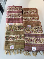 Tissue Linen Saree/ KM4080
