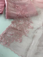 Korean Organza Saree / U4834