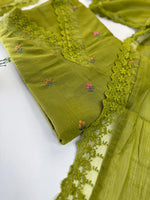 Chiffon unstitched salwar set /NC111