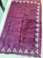Glass Organza Saree/ HW23