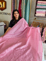 Crushed crape saree/ CW746