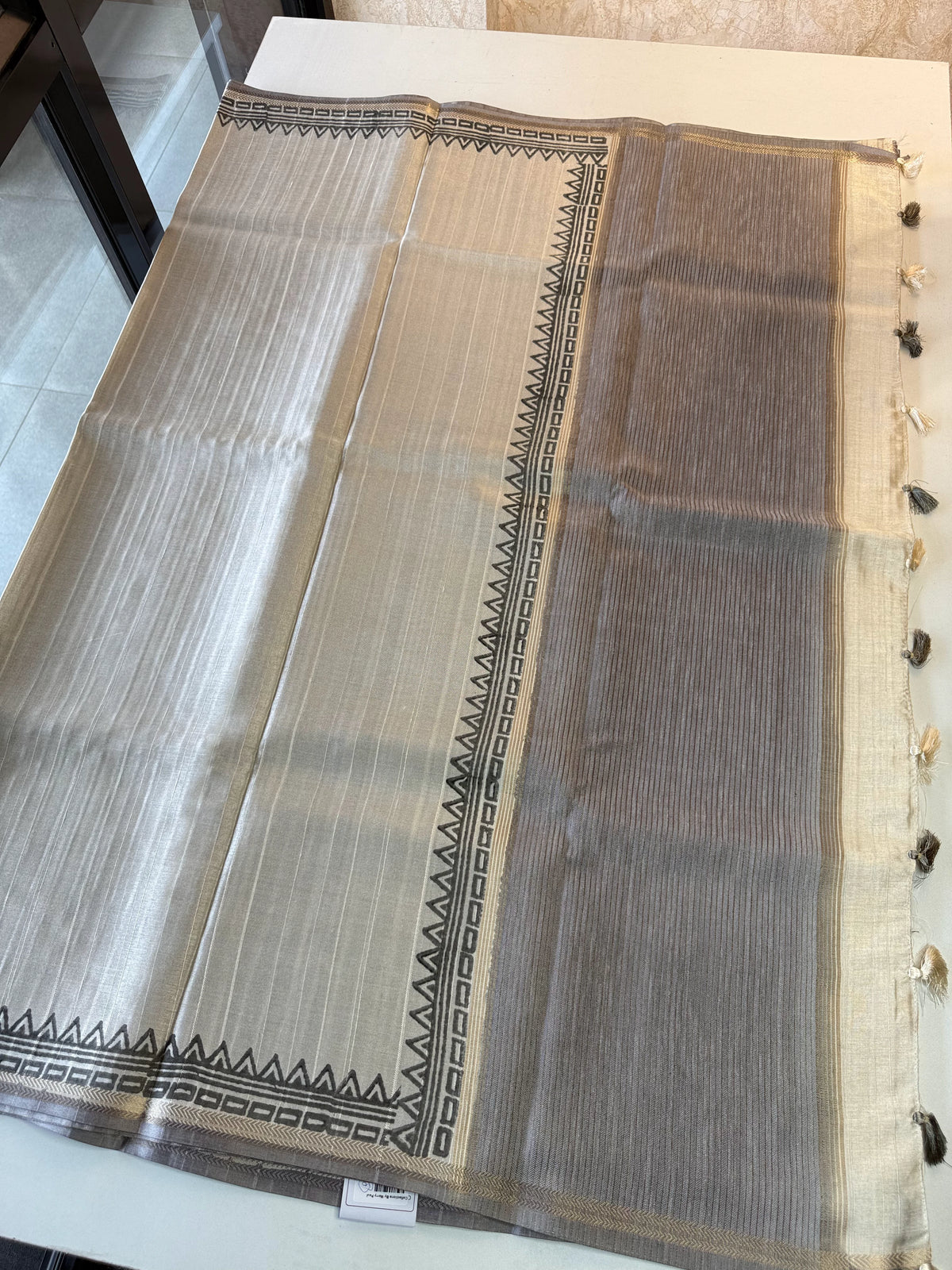 Semi Tussar Saree/ MFBP