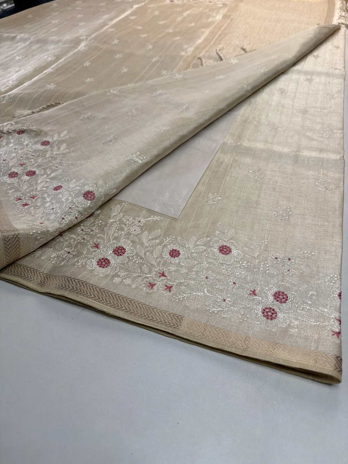 Semi Tussar saree/ FGD594