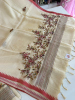 Linen Tissue Saree/ 1671