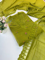 Chiffon unstitched salwar set /NC111