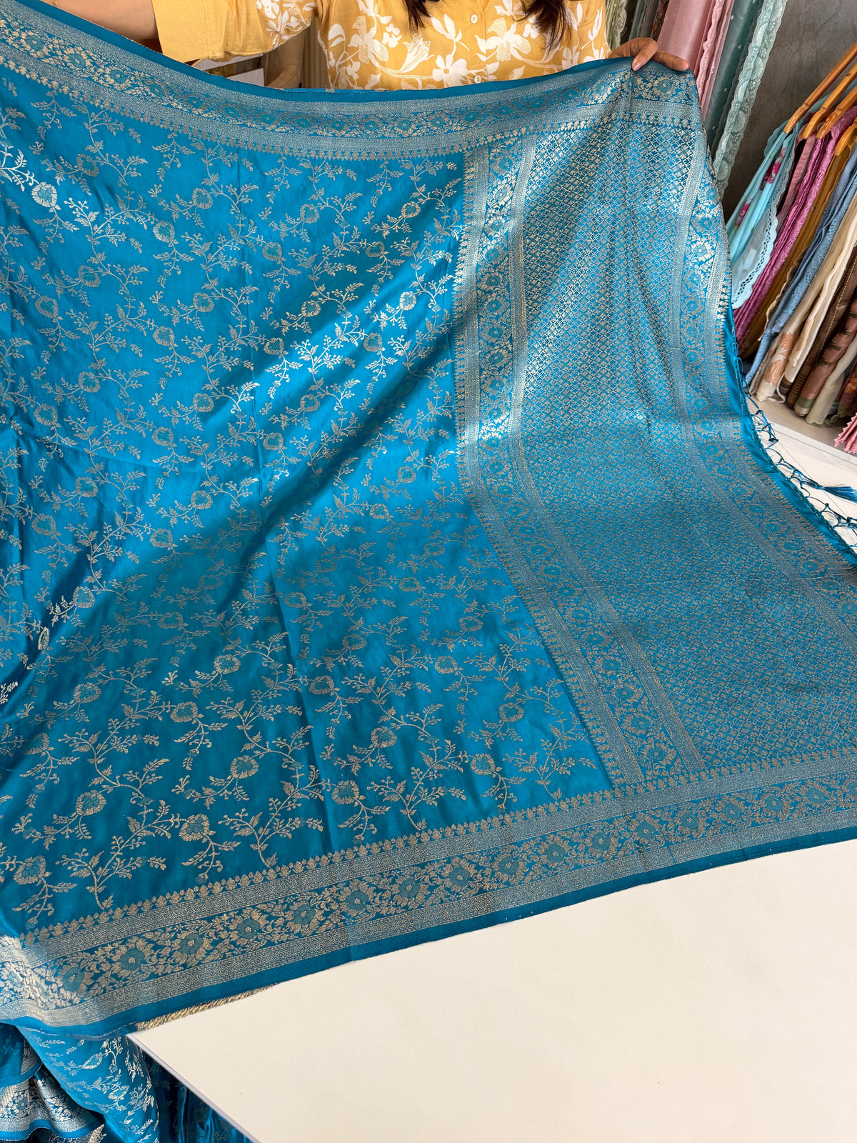 Semi silk banaras Saree/ VS66