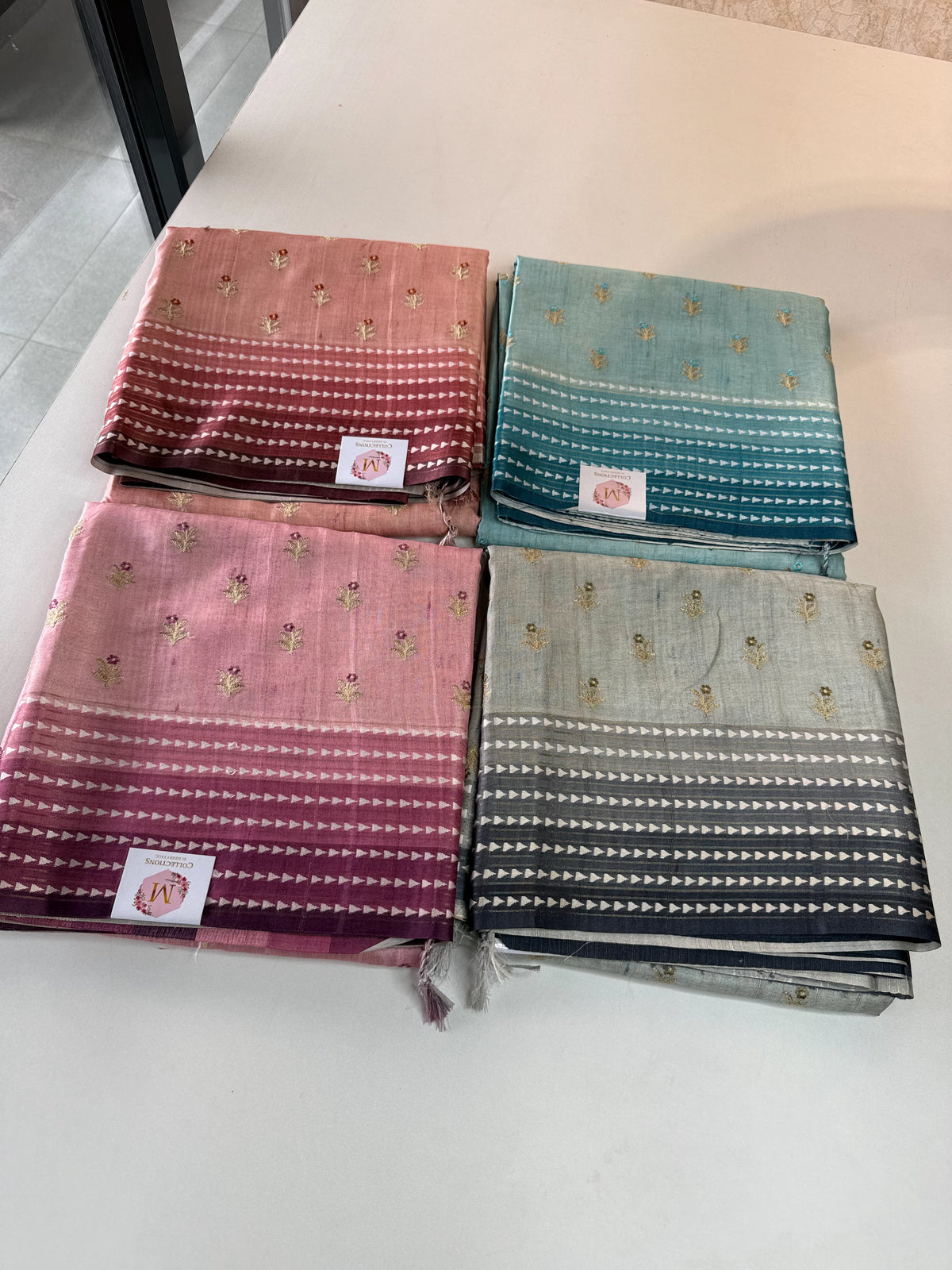 Soft seminTussar Silk Saree /MD373