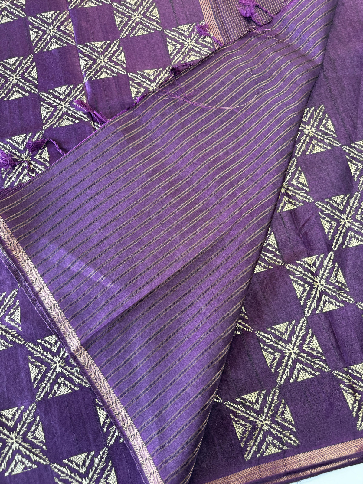 Soft semi Tussar saree/D236