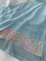 Georgette Saree/ CW325