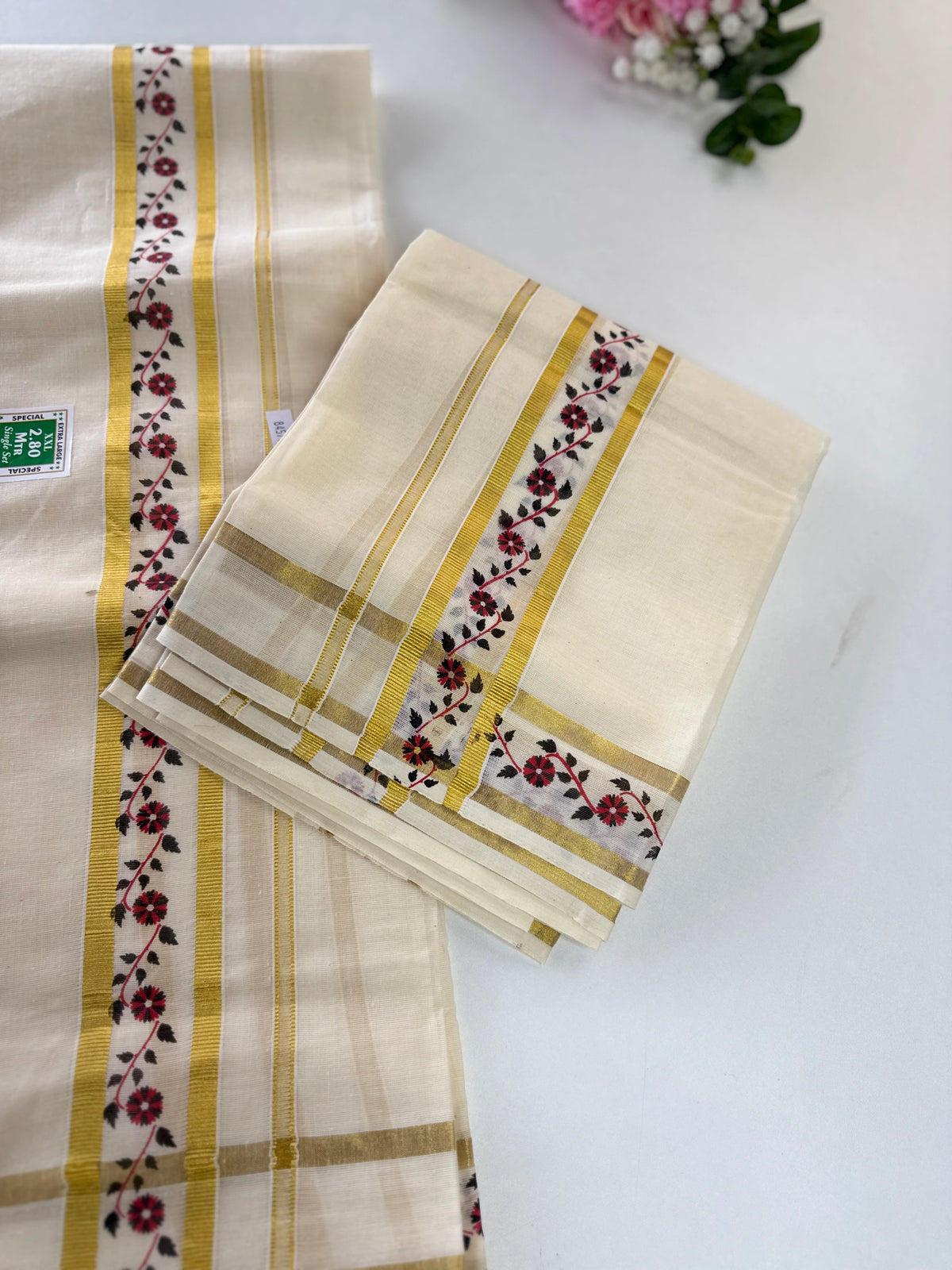Onam set Mundu / 4578