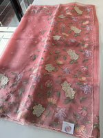 Glass organza Saree/ 155F