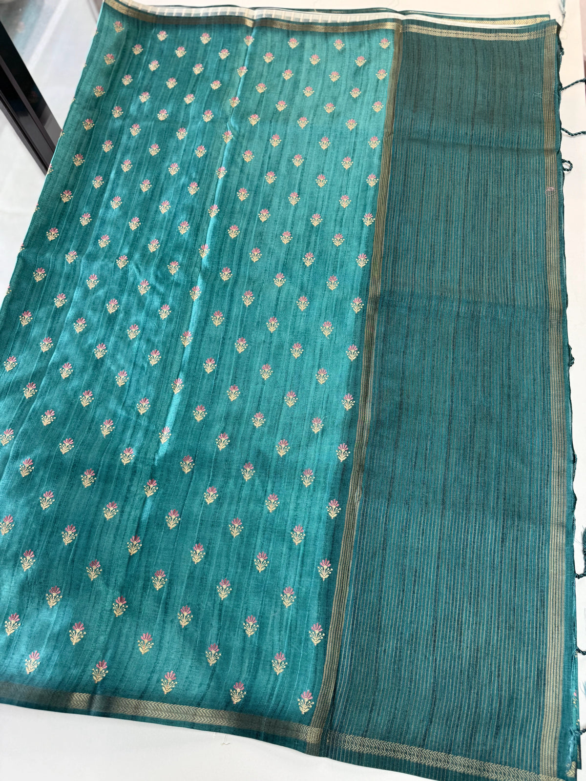 Soft Semi Tussar Saree / FG381