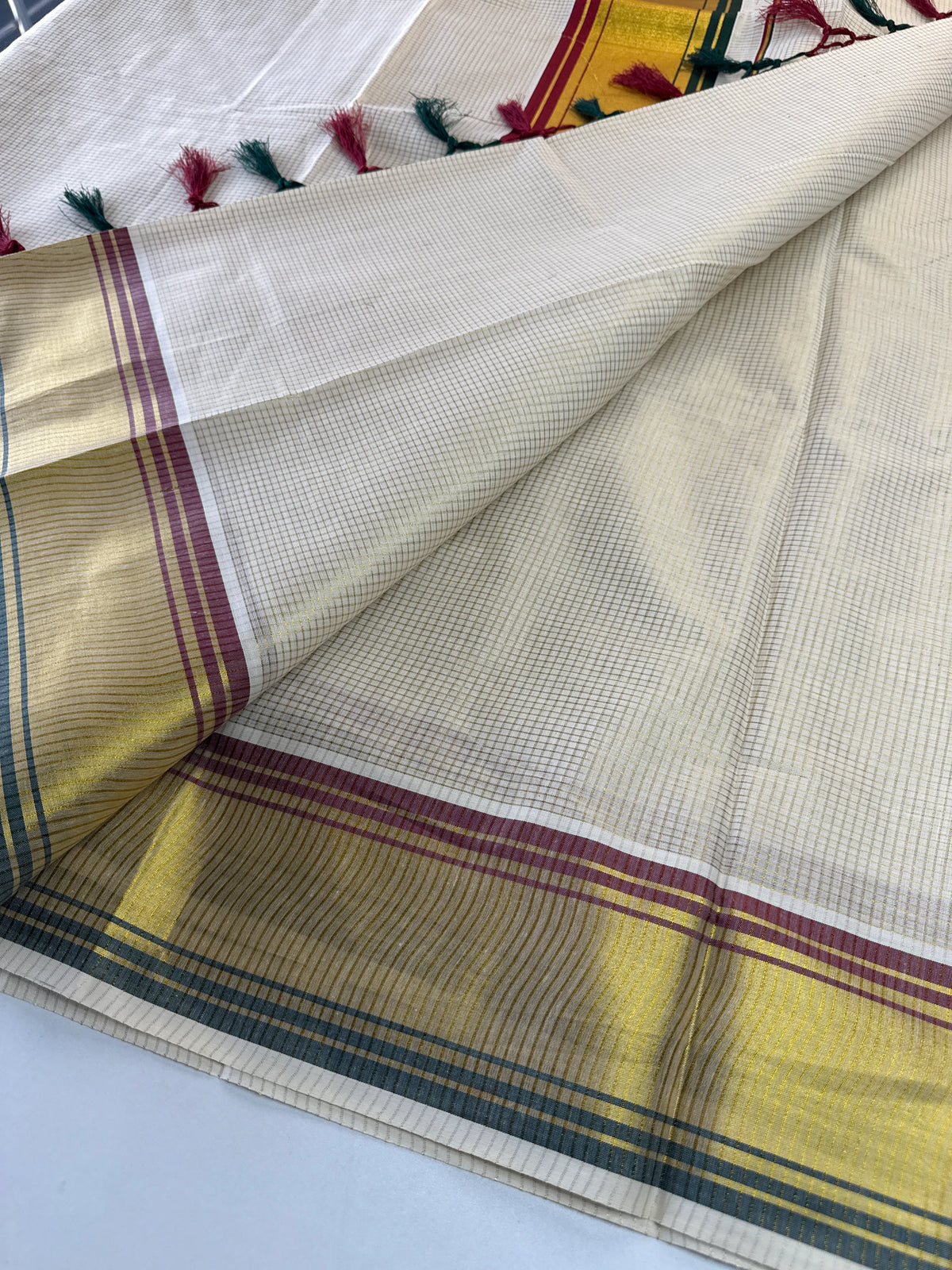 Onam cotton saree / MN7544