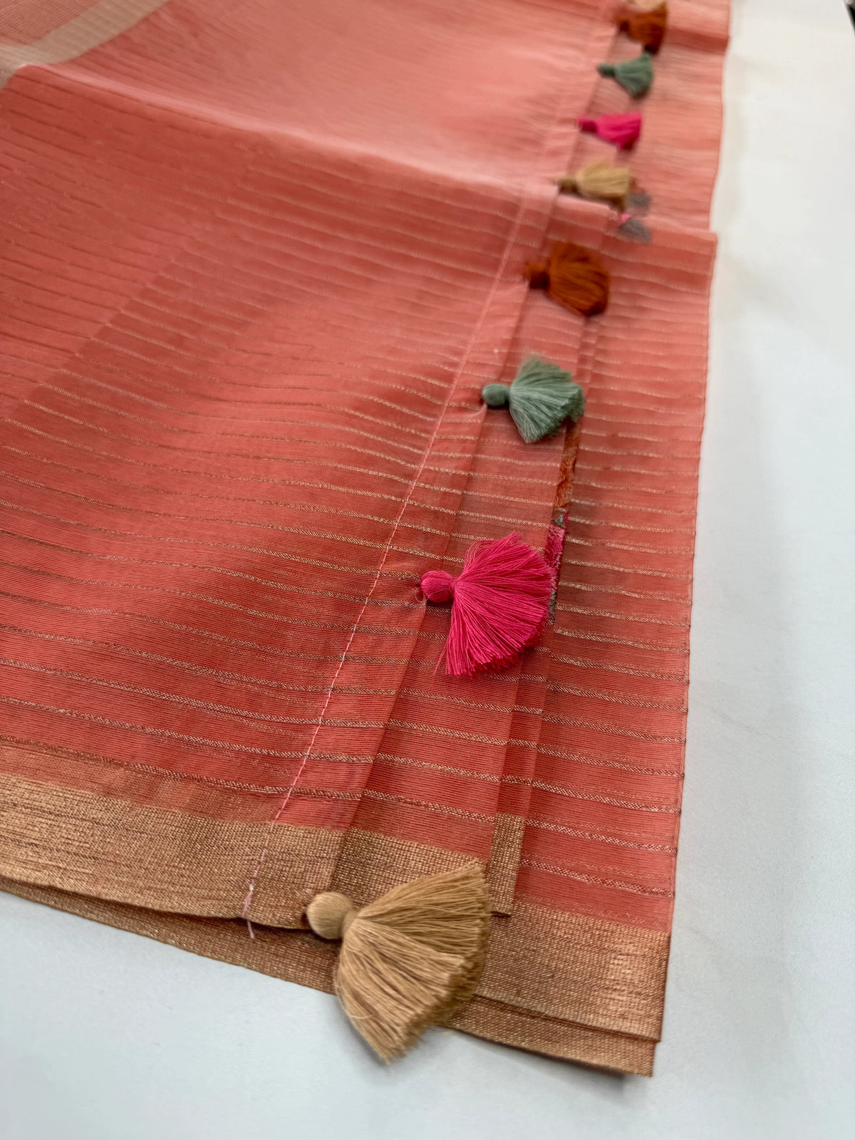 Kora Banarasi Blended Saree/ 293H