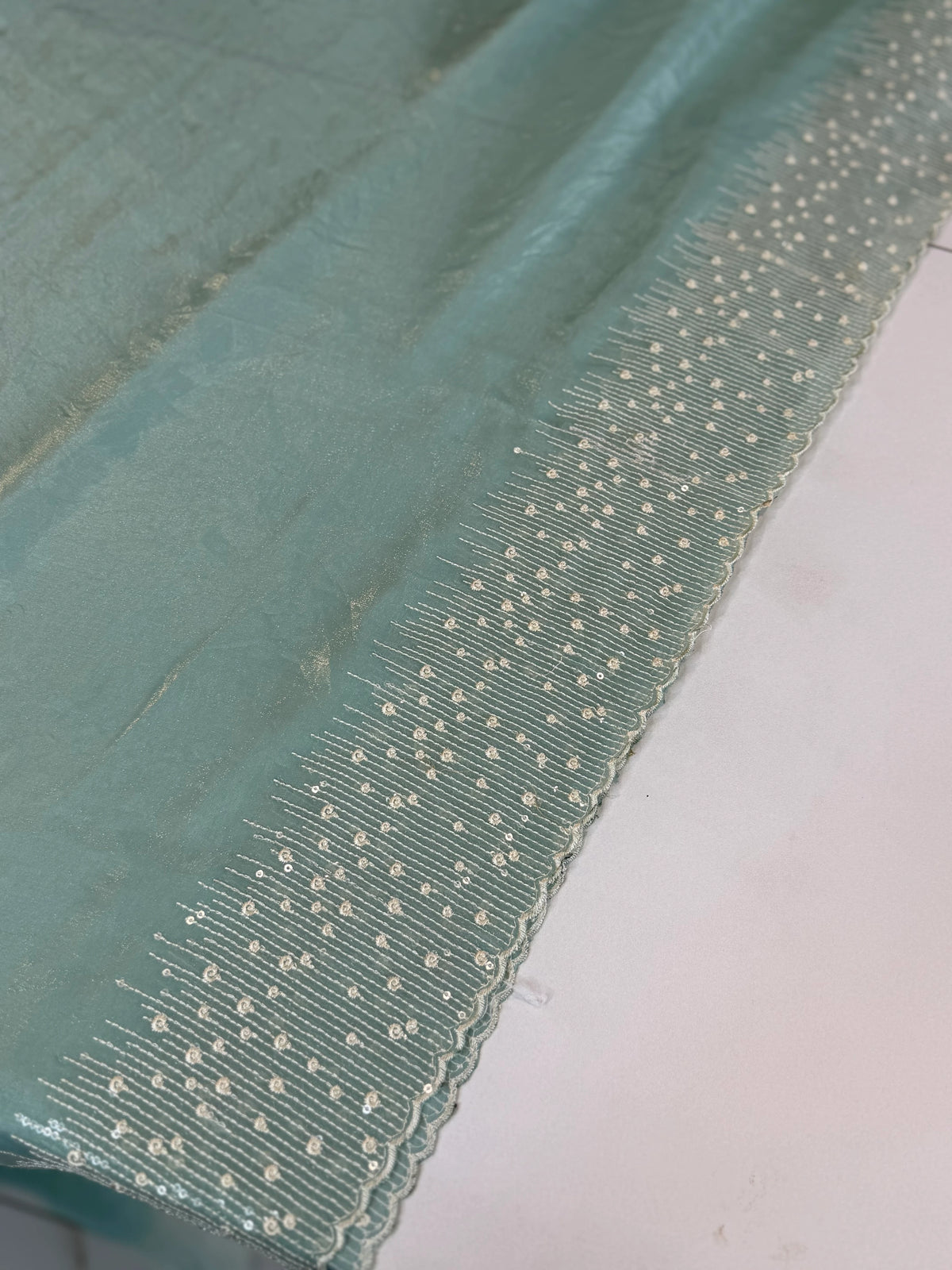 Satin organza saree/ 5509