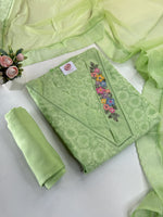Chanderi unstitched salwar set /NC163
