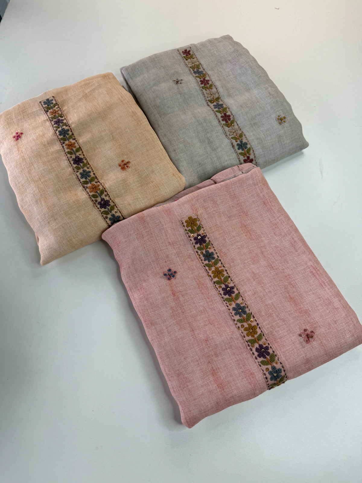 Linen cotton unstitched salwar set / NC256(A)