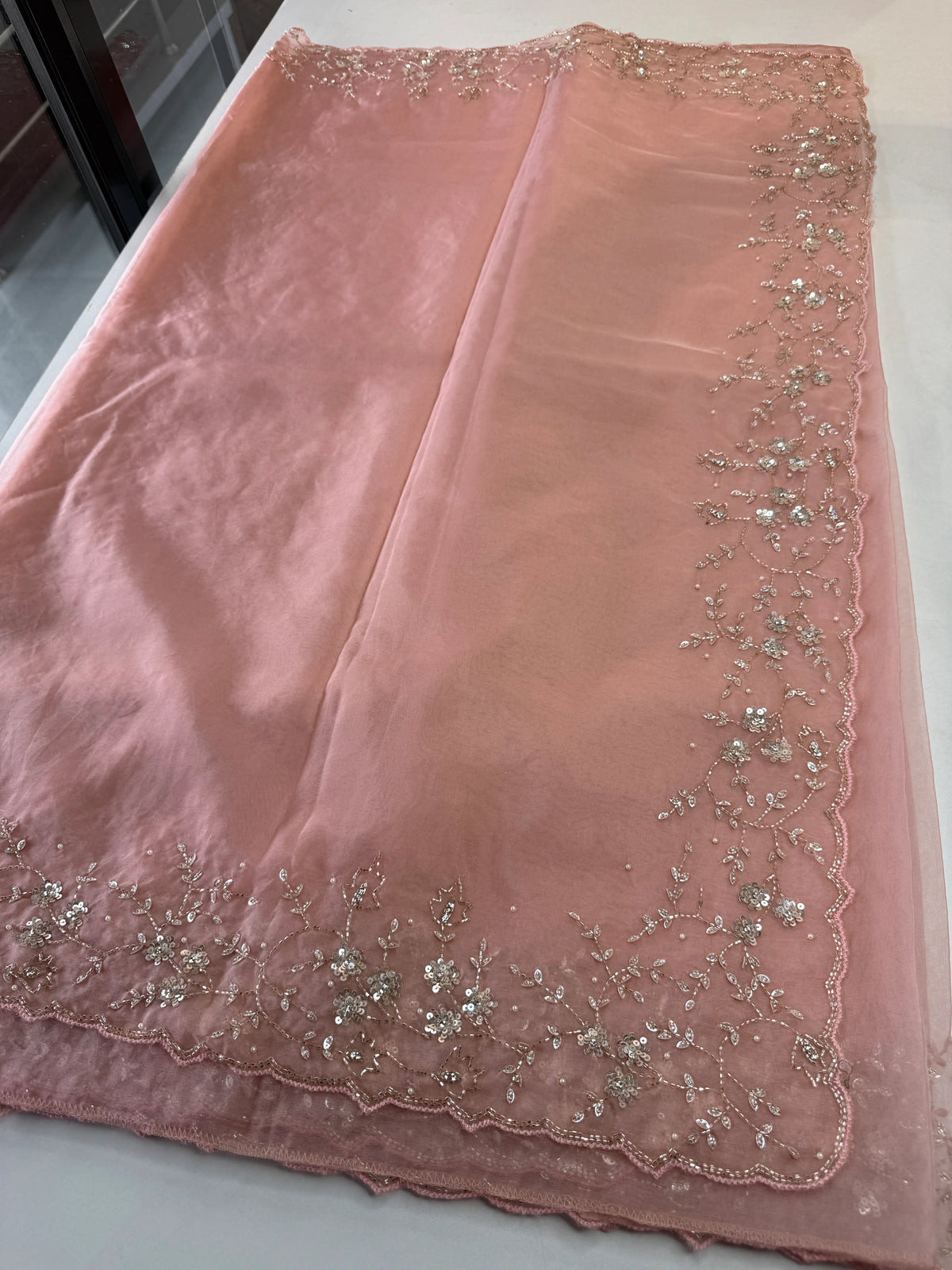 Soft organza party wear Saree/ HW115