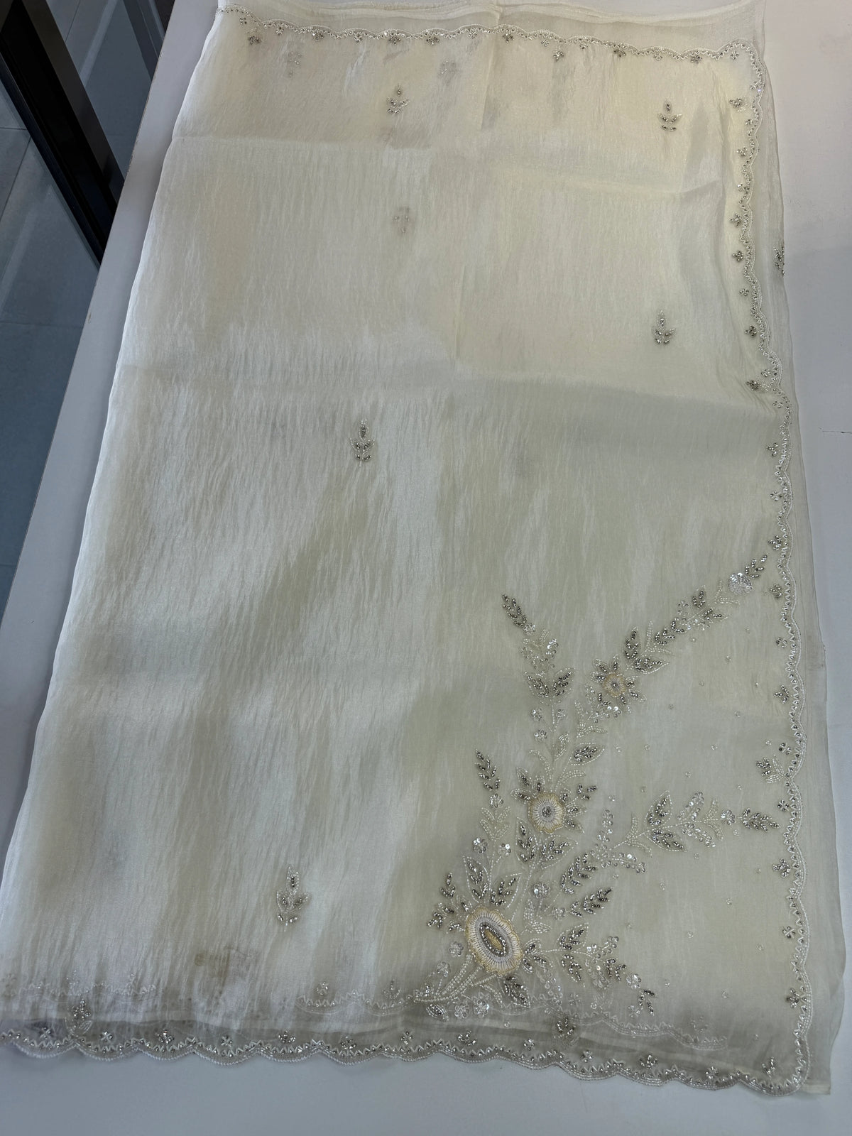 Korean Organza Saree/HW402
