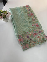 Satin Organza Saree/ WS97