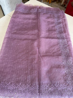 Soft Organza Saree/ Cw055