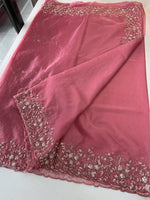 Soft Organza party wear saree/ HM115