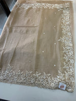 Crushed crape saree/ u5232