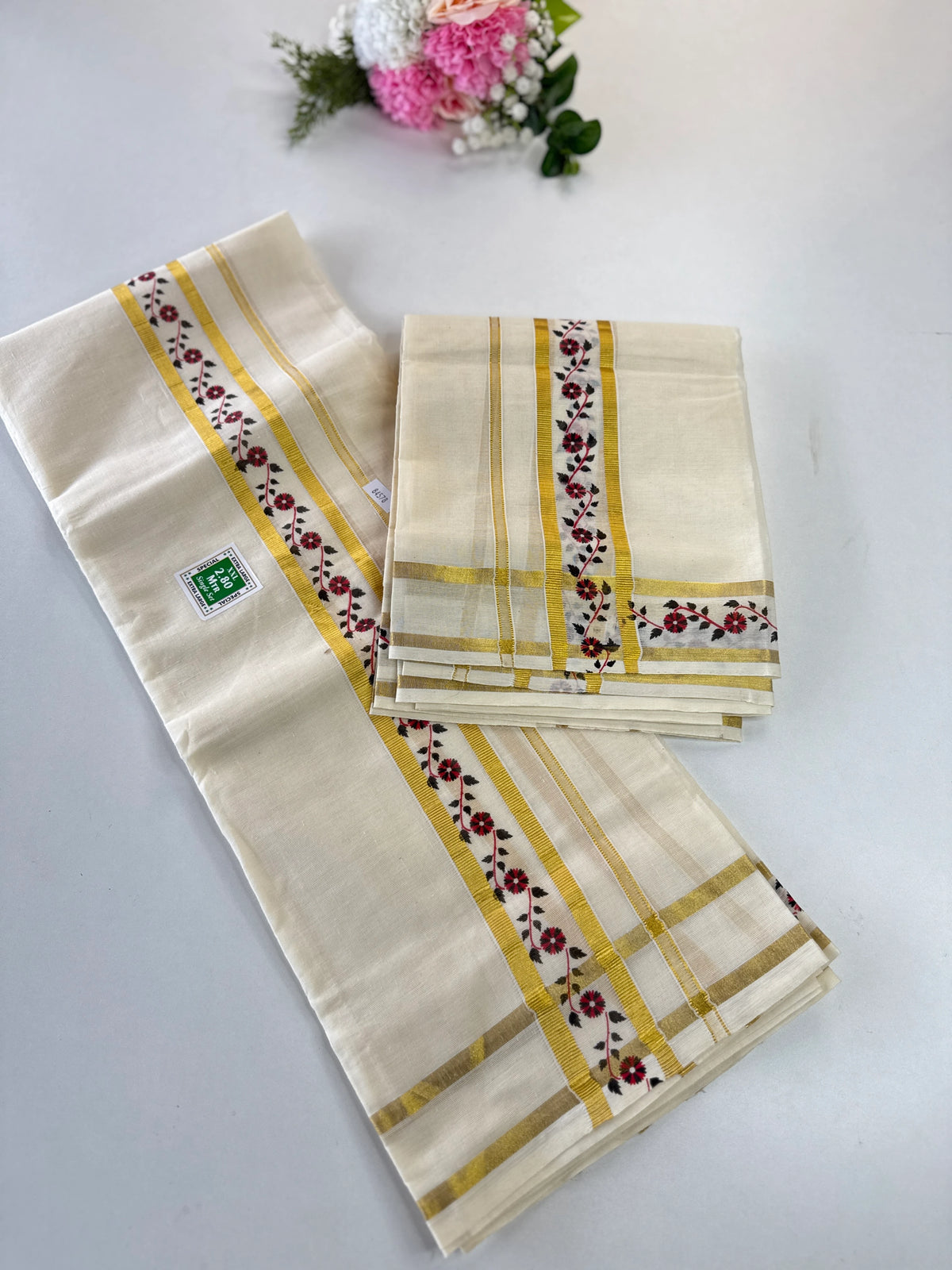 Onam set Mundu / 4578