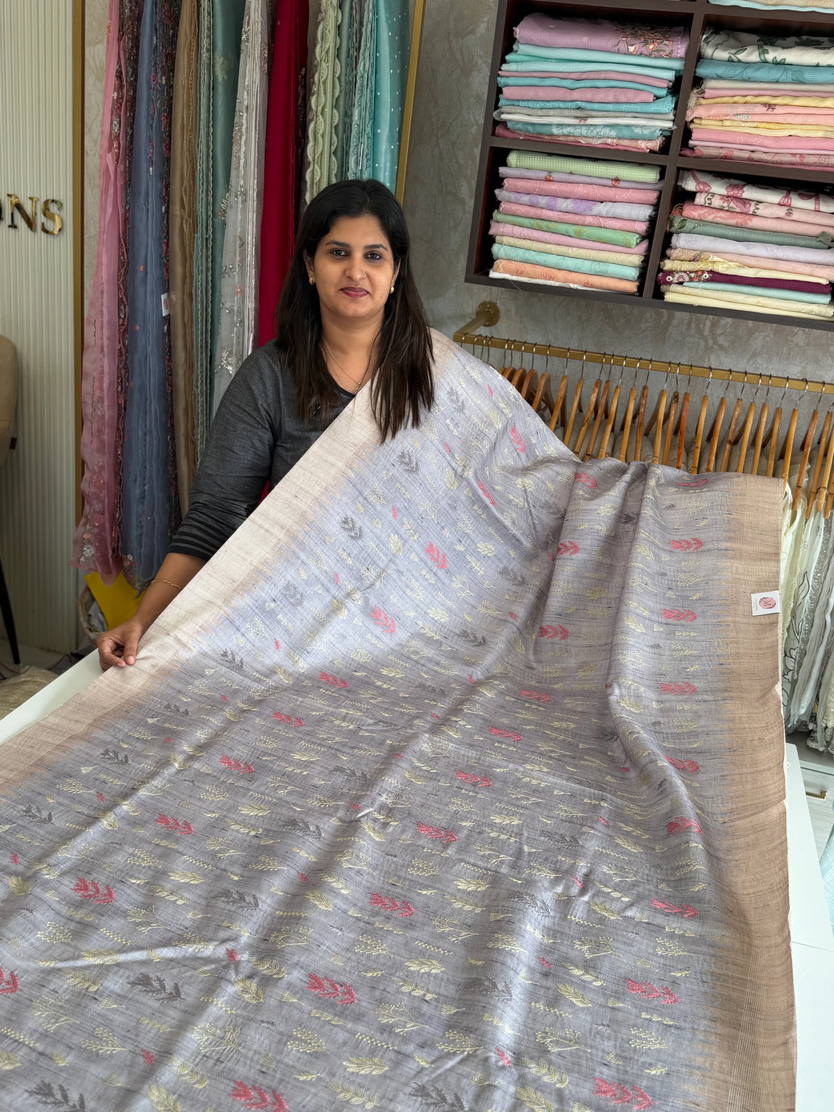 Semi Tussar Saree/ RD125