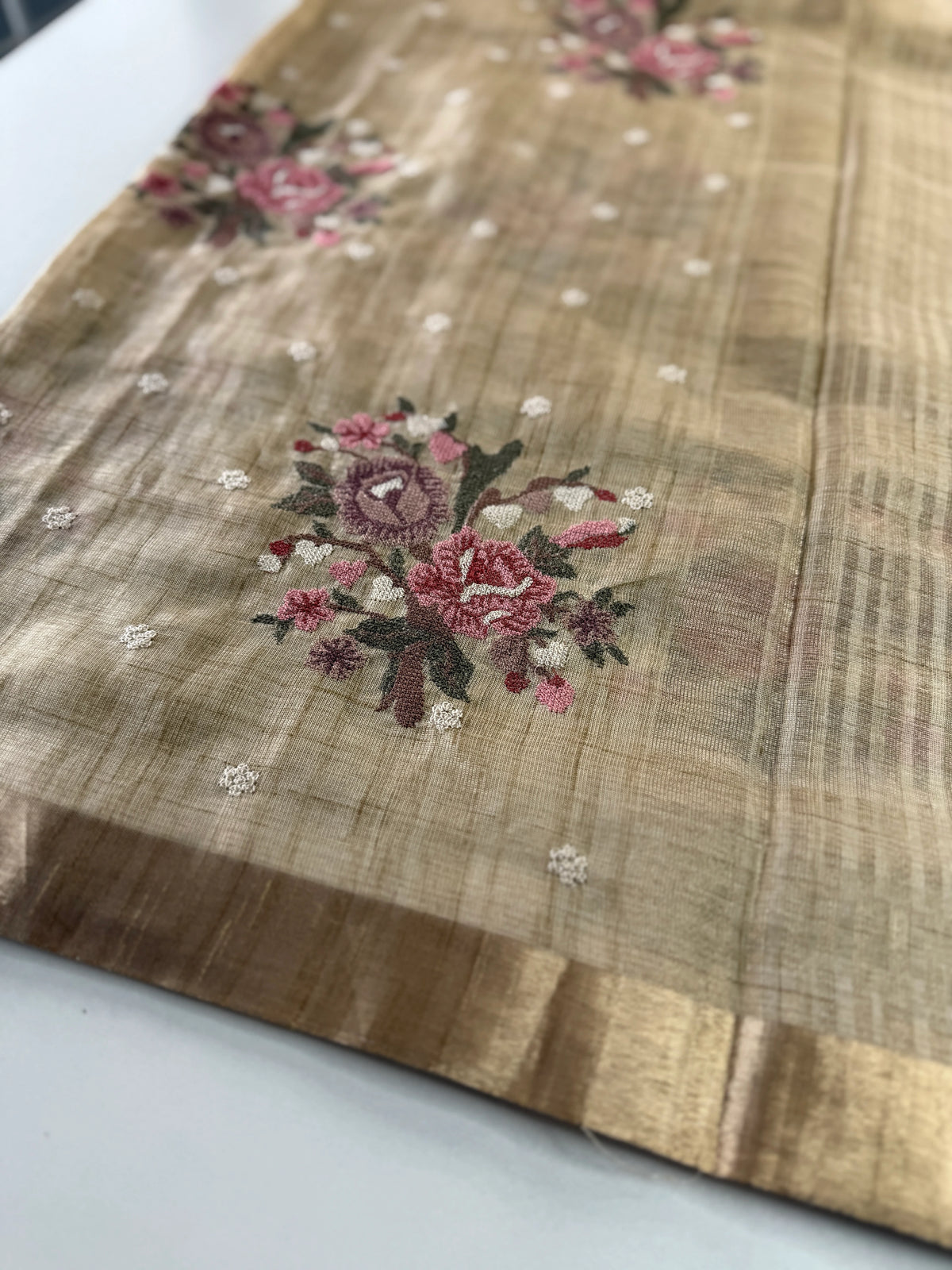 Slub Silk saree/M6186