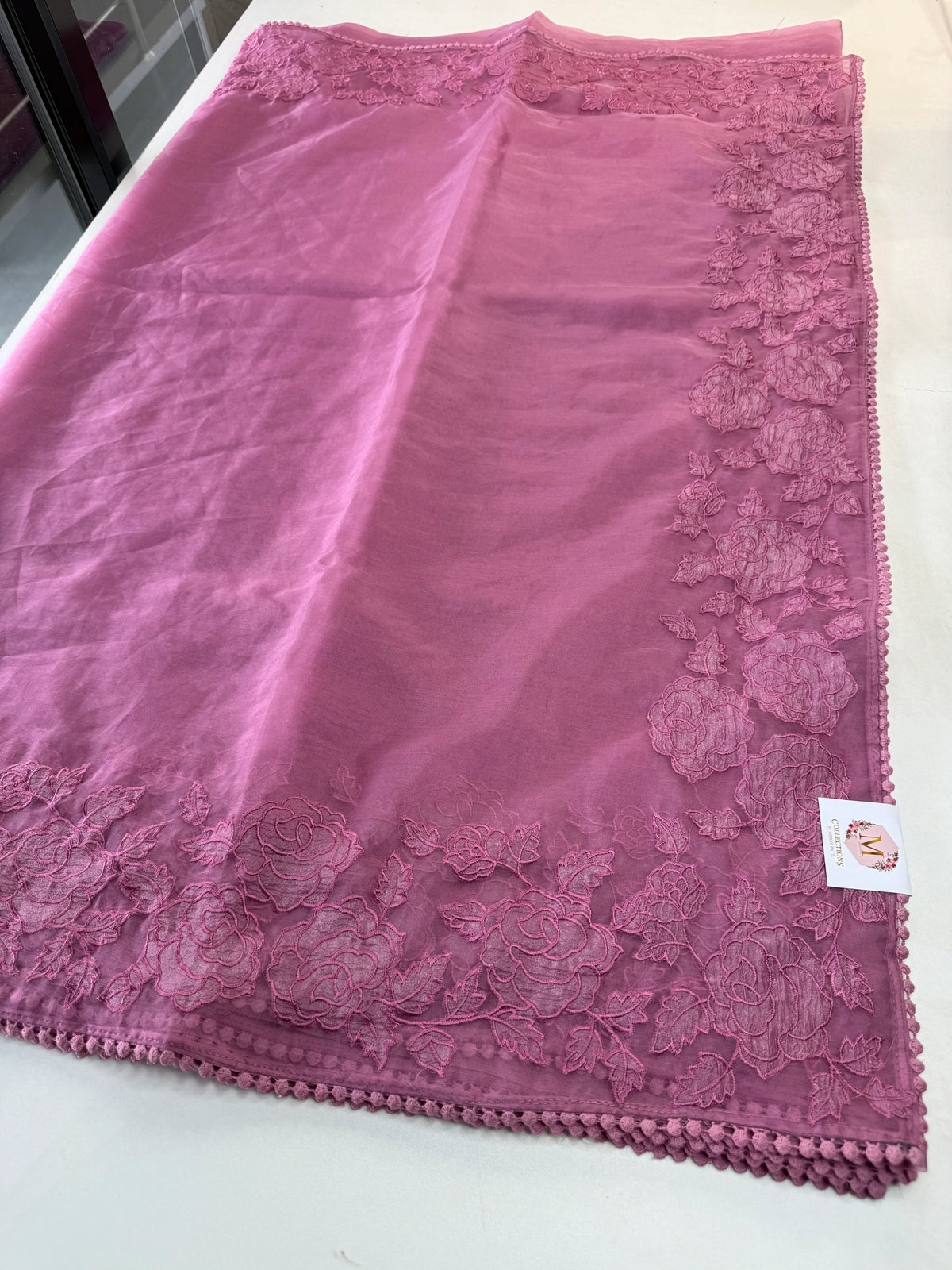 Soft organza saree/ Mu003