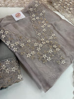 Organza Unstitched salwar set /U5504