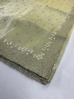 Korean organza saree/ Hw557