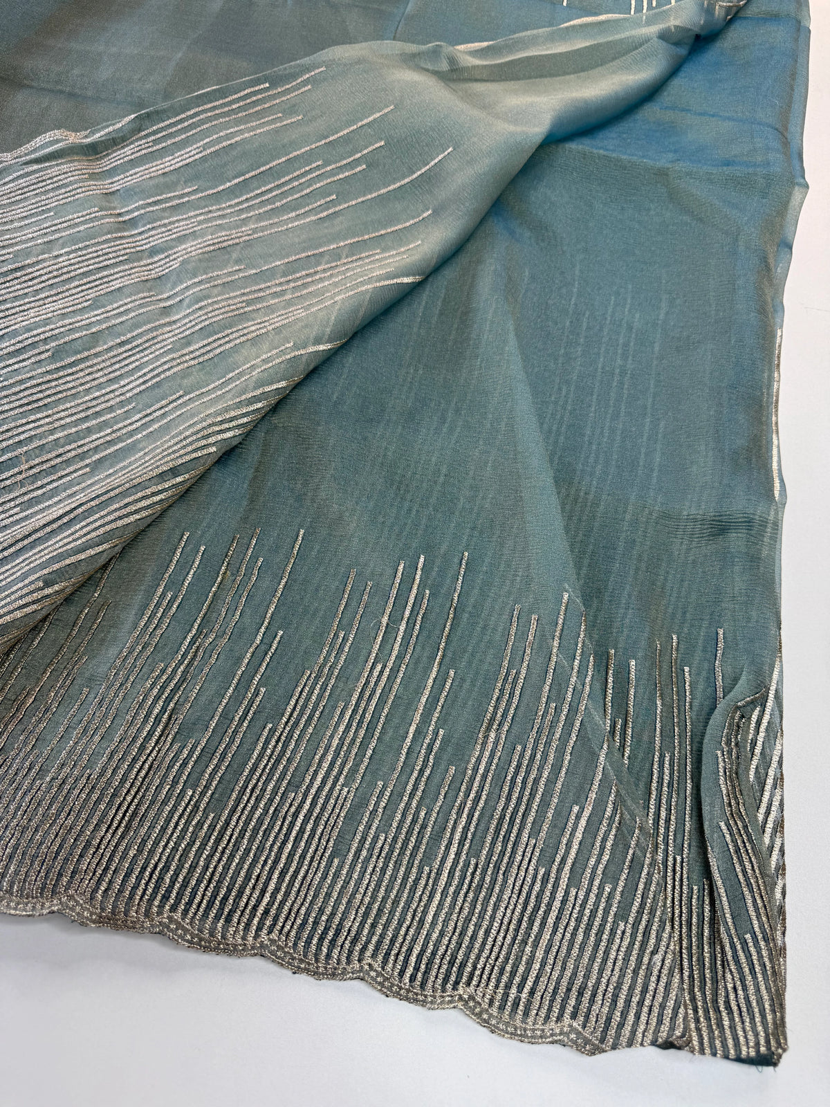 Shimmer Georgette Saree/CW474