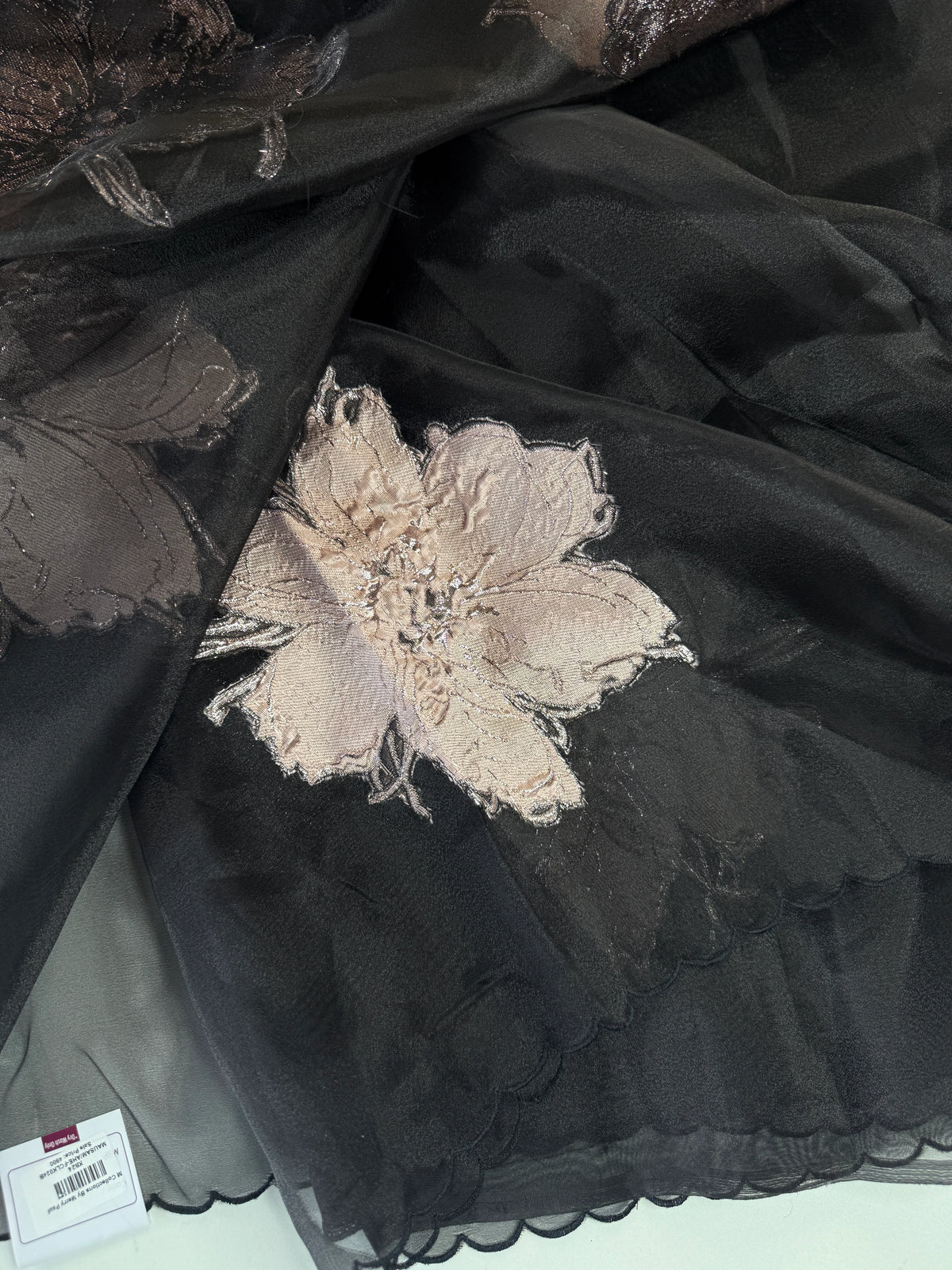 Glass Organza Saree/ KB24