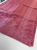 Semi silk finished saree/8065