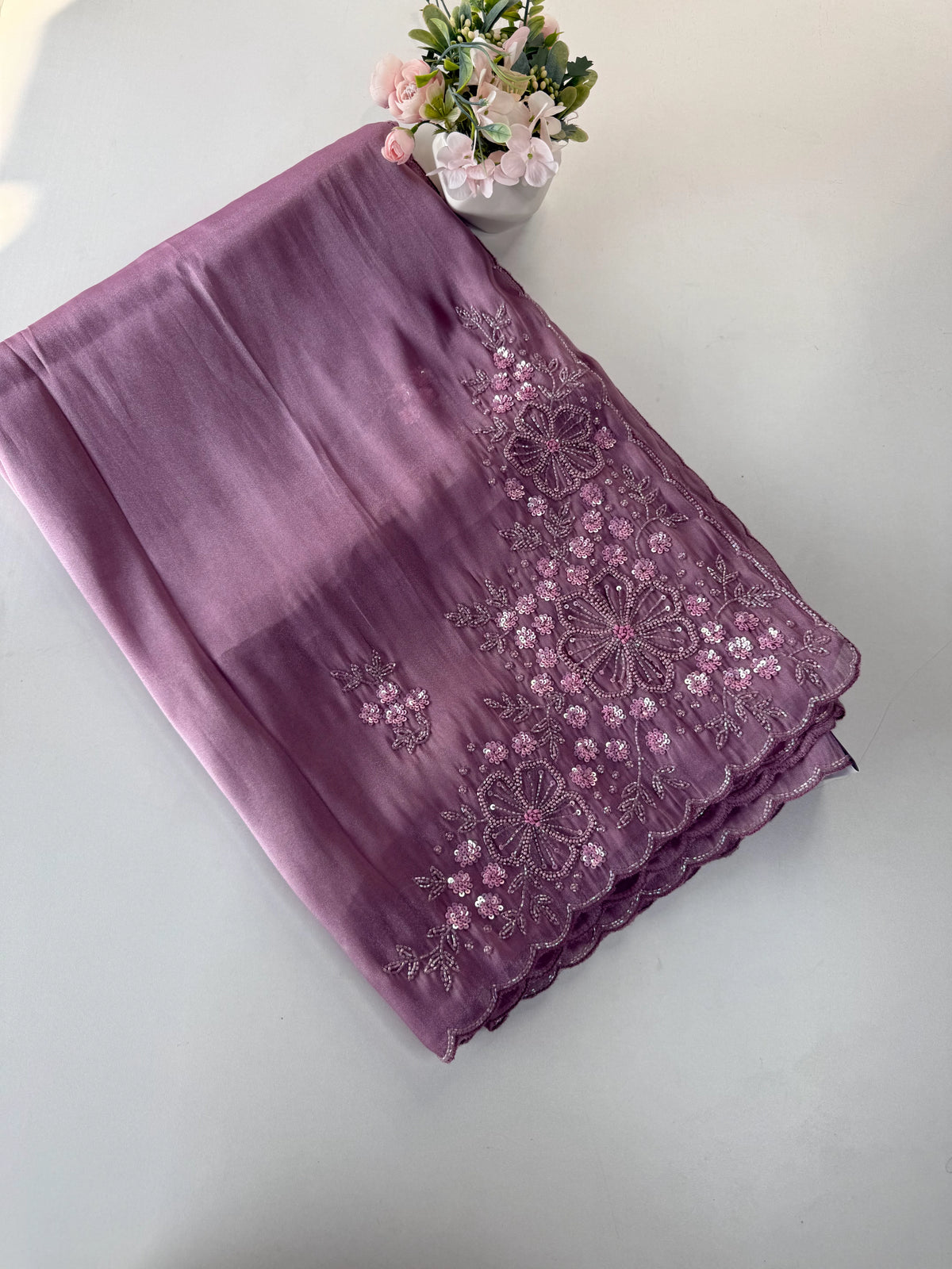 Tissue Organza Saree/ W319