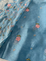 Crushed Crape Saree/ SC75