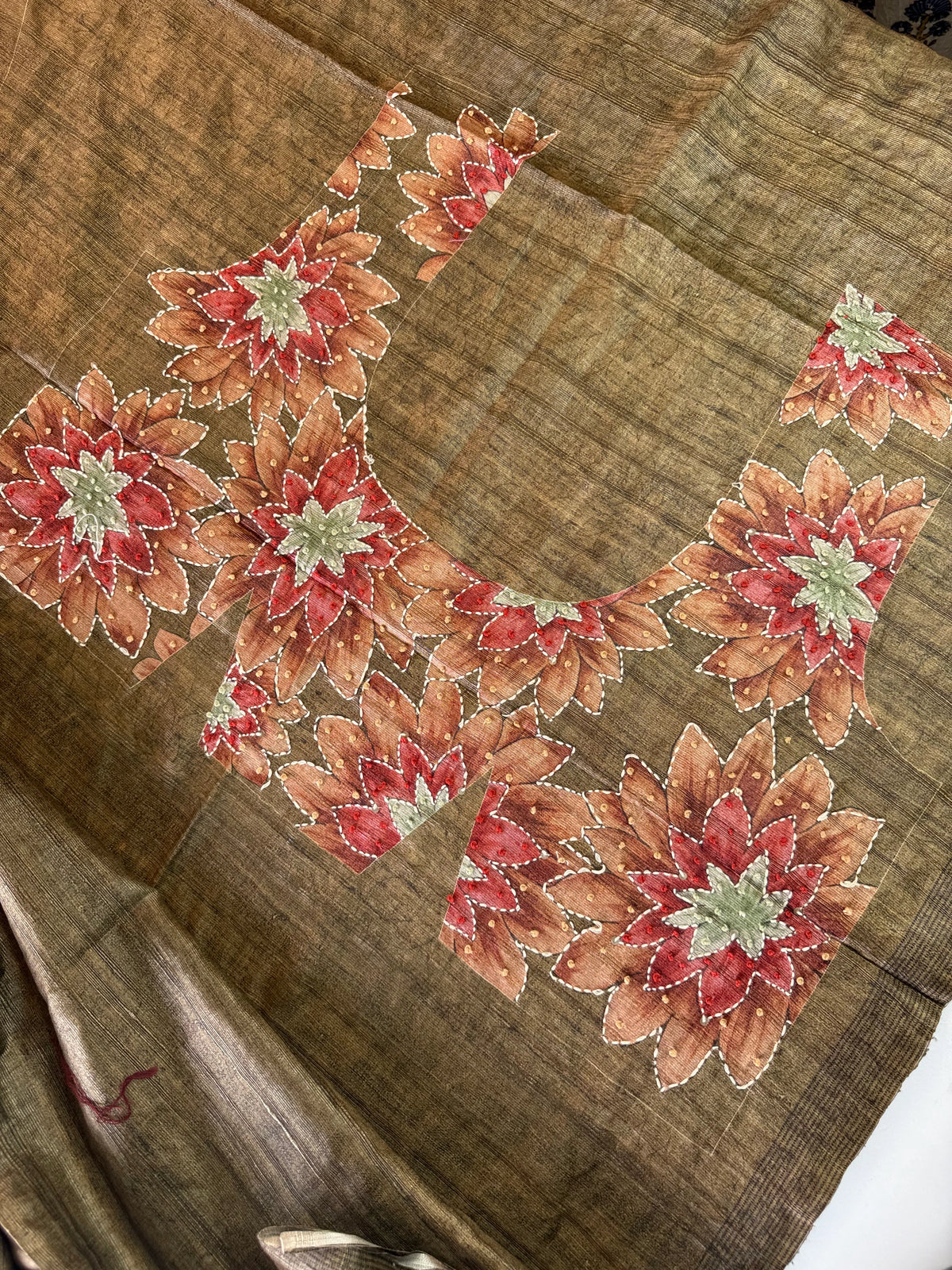 Semi silk Saree/ S1379