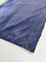 Crushed crape saree/HW324