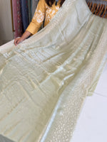 Satin organza saree/ 5509