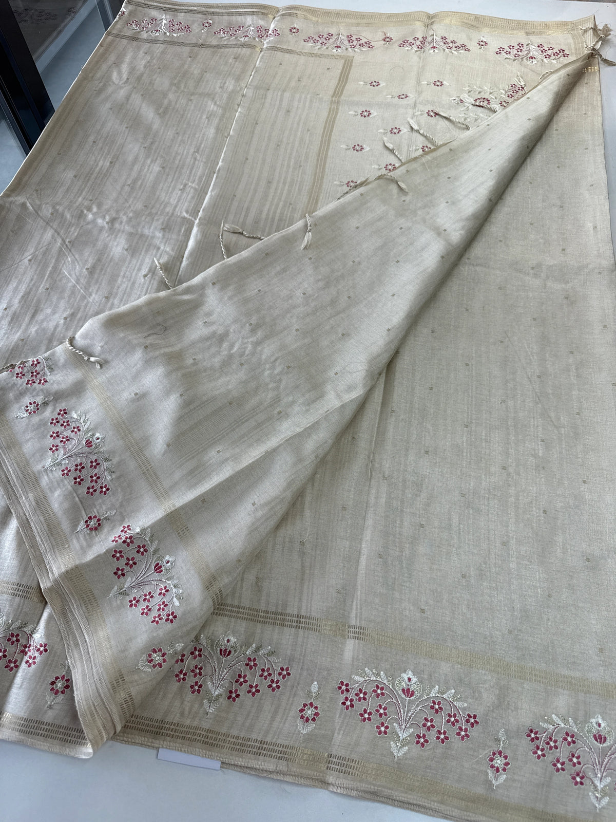 Soft semi Tussar saree/FG457