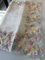 Glass organza Saree/ 155G