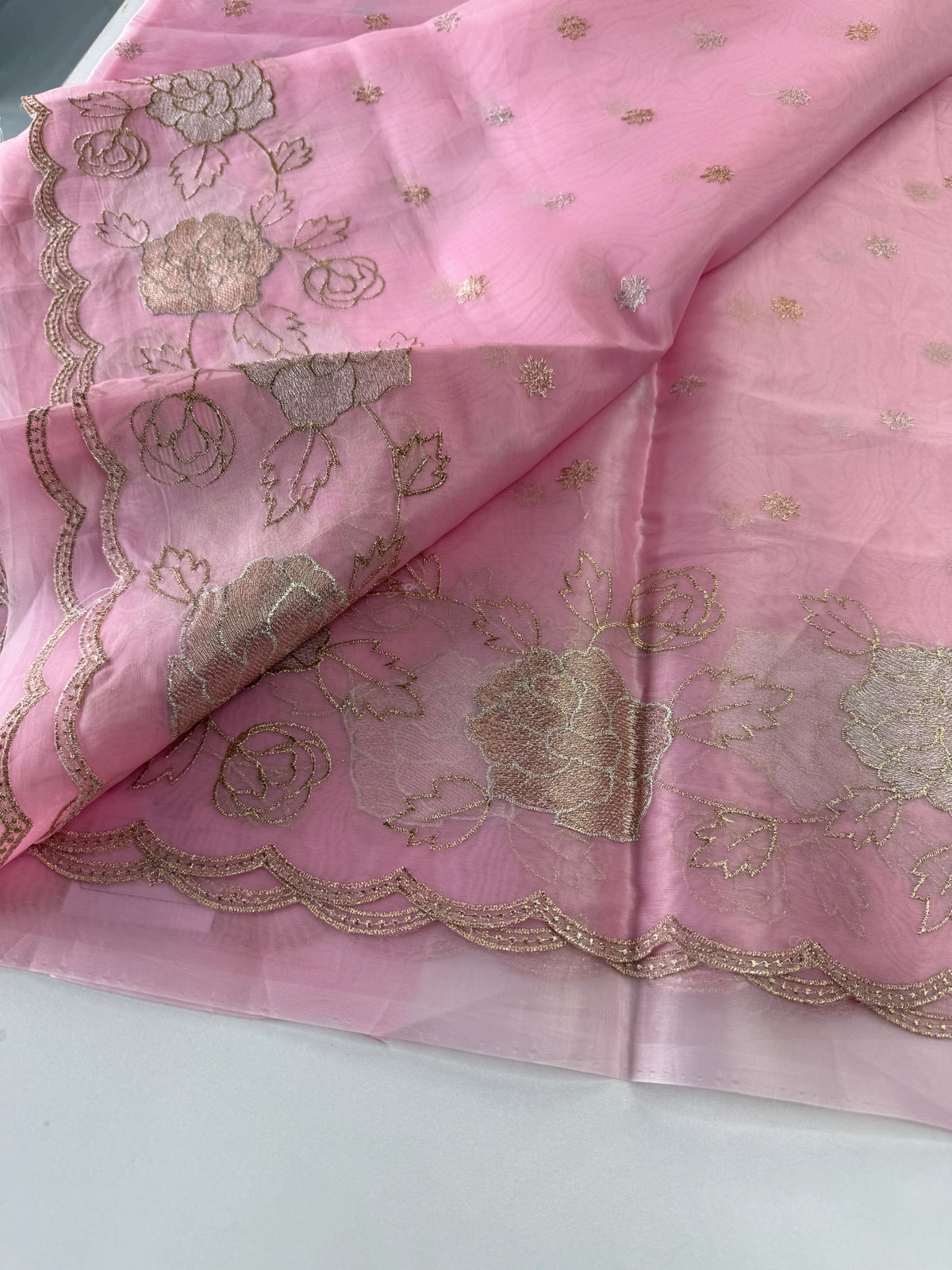 organza saree/ SS100