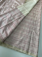 Soft semi Tussar saree/7684