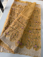 Crushed Crape Saree/ SC75