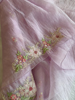 Korean organza saree/ HW595