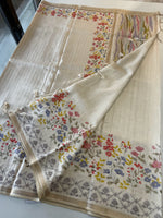 Semi Tussar Silk Saree /MD376