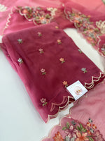 Chiffon unstitched salwar set/NC102